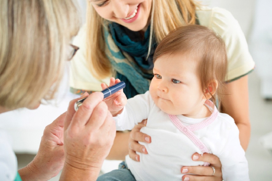 Doctor Checking A child eye